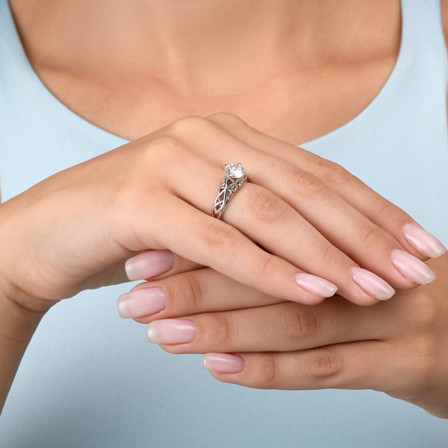 Celestic Lab diamond Engagement ring