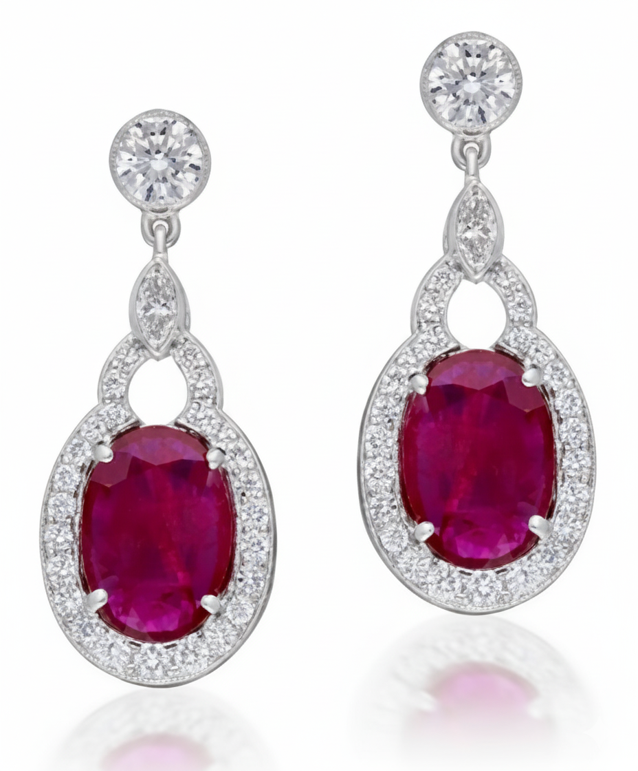 1.56 ct Natural Diamond Earrings of Unrivaled Brilliance