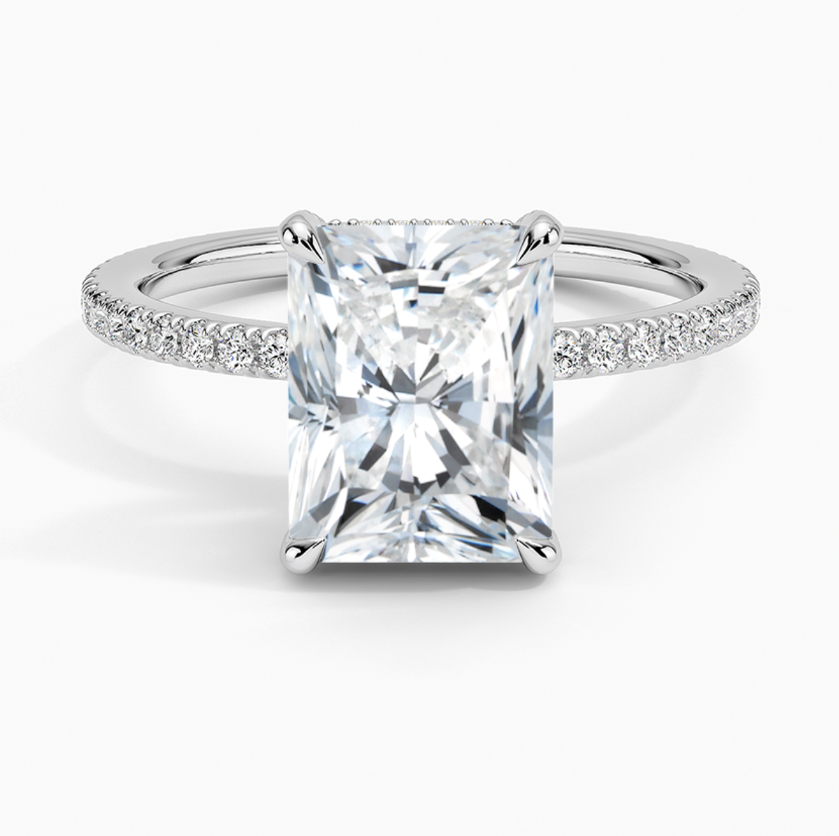 1.20 ctw Radiant Cut Diamond Engagement Ring
